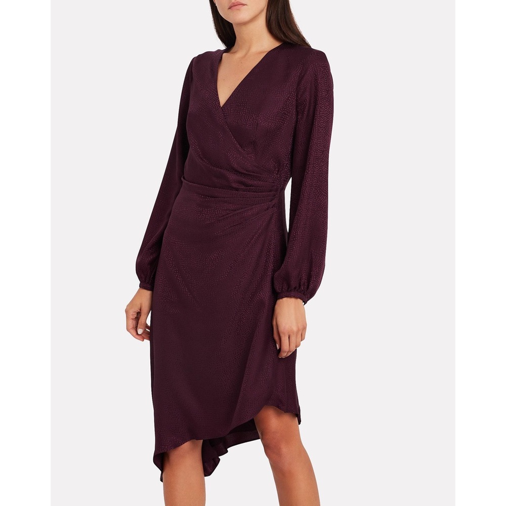 Intermix Nadia Jacquard Midi Dress